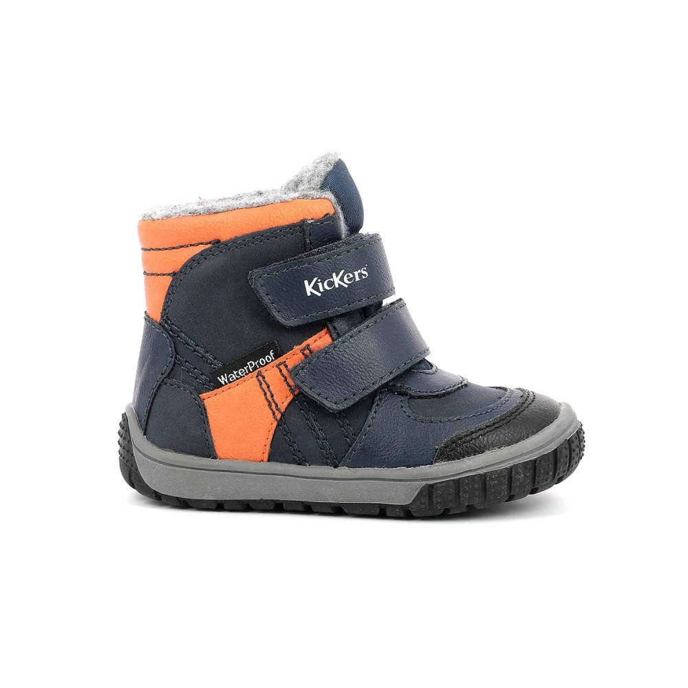 Kickers Sitrouille WPF Jungen Stiefel - Klassische Kinderschuhe Aus Frankreich