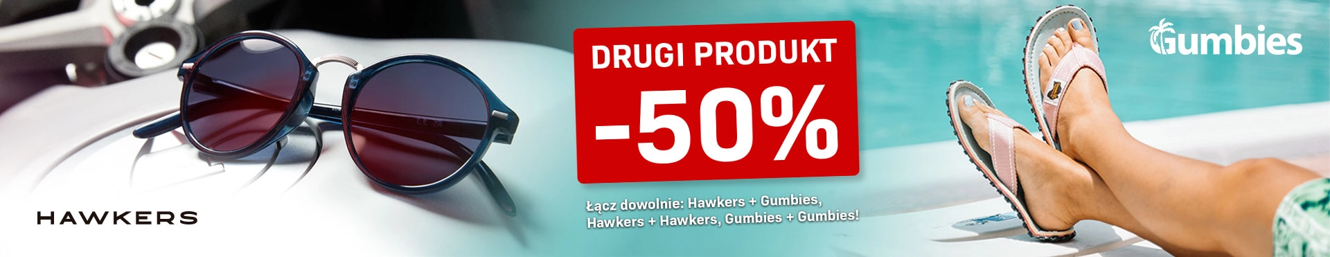 Letnie zestawy - Hawkers i Gumbies drugi produkt -50%