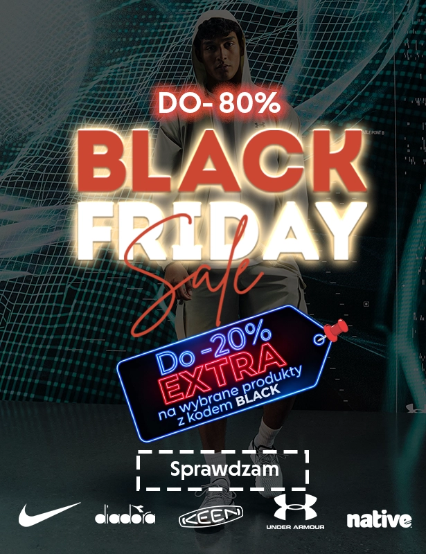 Black Friday z kodem BLACK do -20% extra