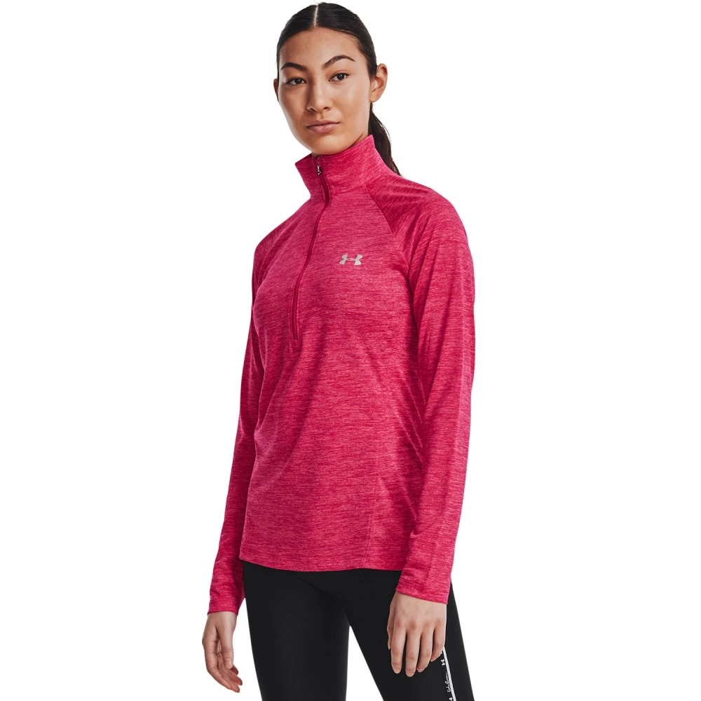 Koszulka damska Under Armour NEW TECH 1/2 ZIP - TWIST