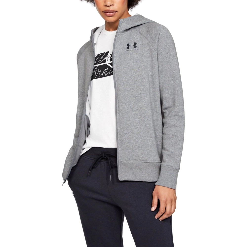 Bluza damska Under Armour RIVAL FLEECE SPORTSTYLE LC SLEEVE GRAPHI 