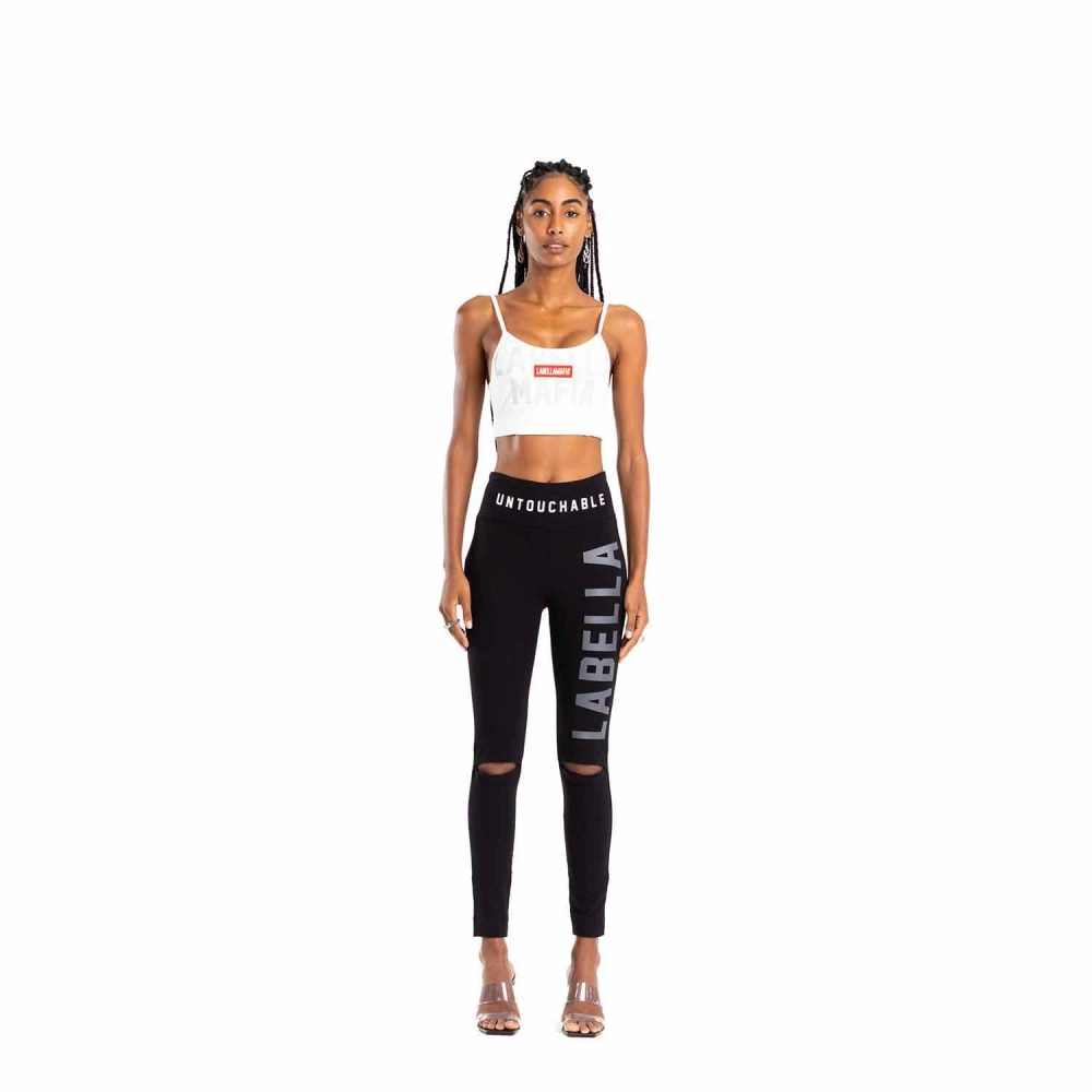 Top damski LABELLAMAFIA TOP MUST HAVE WHITE