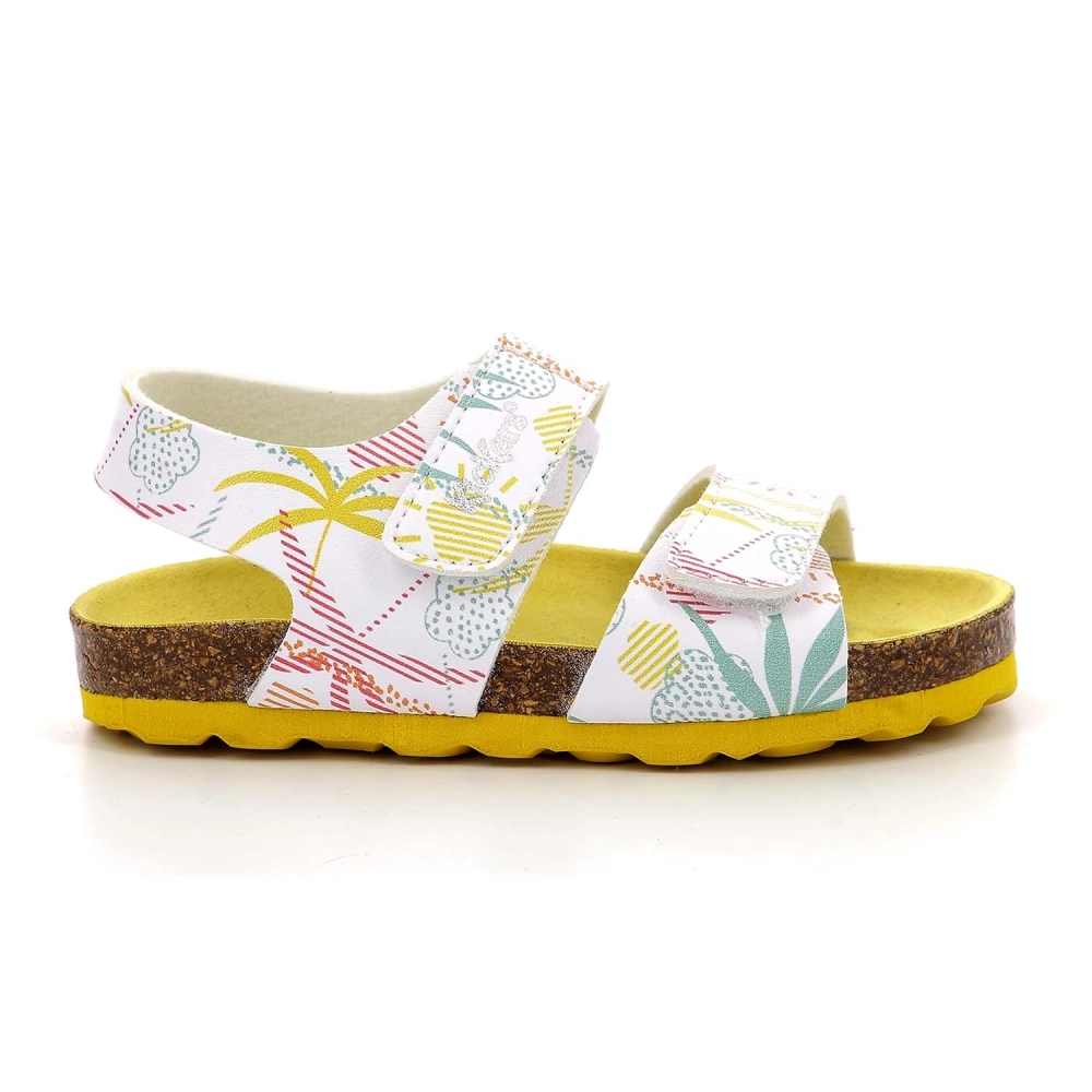 Sandały dziecięce Kickers SUMMERKRO BLANC SUNSHINE