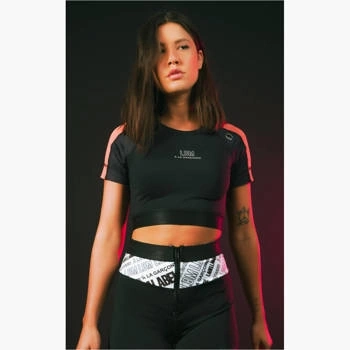 Top damski LABELLAMAFIA CROPPED A'LA GARÇONNE