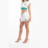 Spodenki krótkie damskie LABELLAMAFIA SHORTS CELTIC WHITE