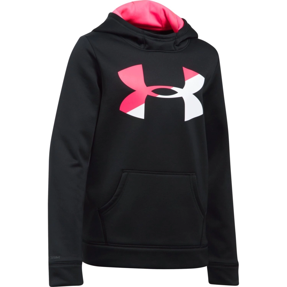 ARMOUR FLEECE BIG LOGO HOOD 