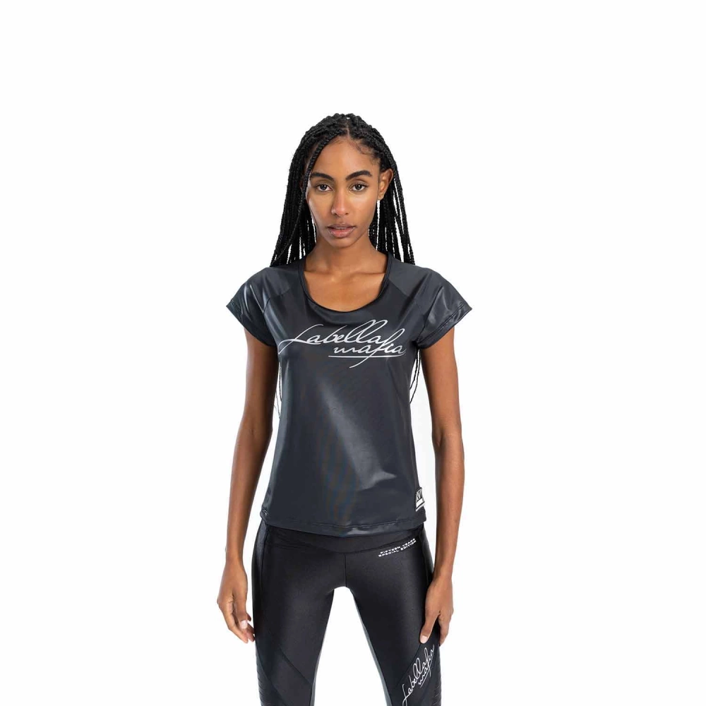 Koszulka damska LABELLAMAFIA T-SHIRT HARDCORE LADIES BLACK