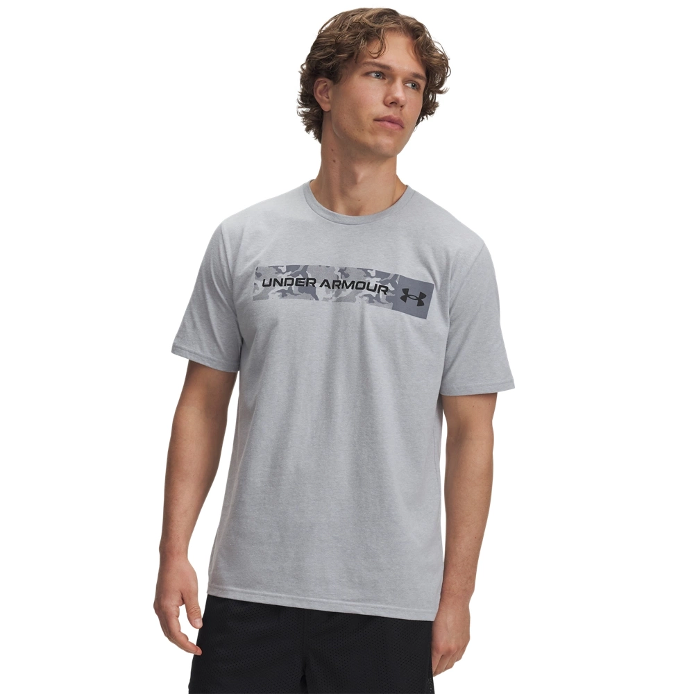 Koszulka męska Under Armour CAMO CHEST STRIPE SS