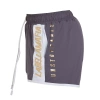 Spodenki krótkie damskie LABELLAMAFIA SHORTS GREY&GOLD