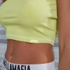 Top damski LABELLAMAFIA TOP ECCENTRIC GREEN