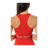 Biustonosz sportowy LABELLAMAFIA SPORTS BRA FLAME RED