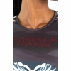 Top damski LABELLAMAFIA LONG SLEEVE CROPPED STAMPED