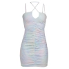 Sukienka damska LABELLAMAFIA DRESS HOLOGRAPHIC
