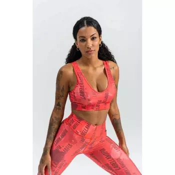 Biustonosz sportowy LABELLAMAFIA SPORTS BRA ZERO PRINTED