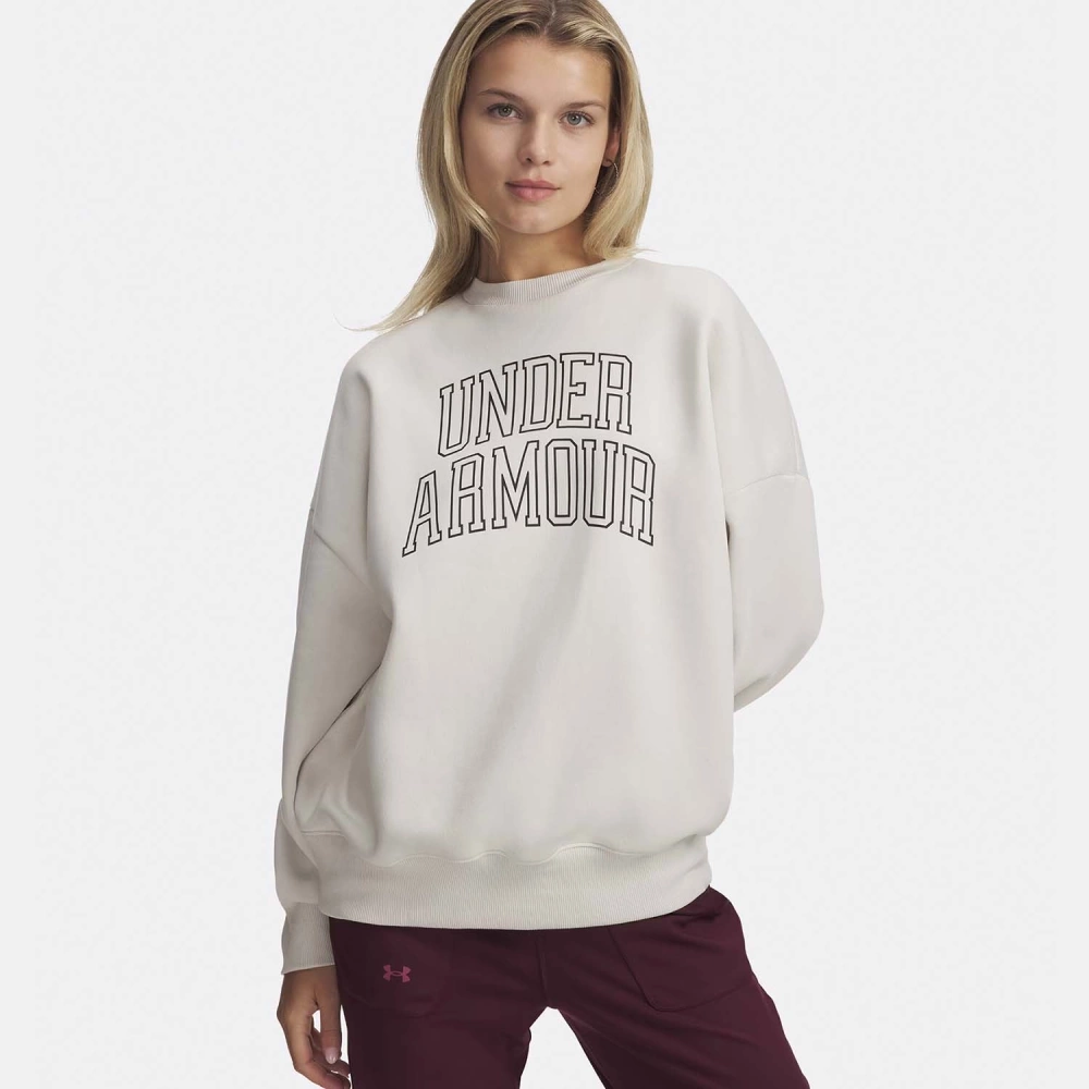 Bluza damska Under Armour Rival Fleece OS Varsity Crew