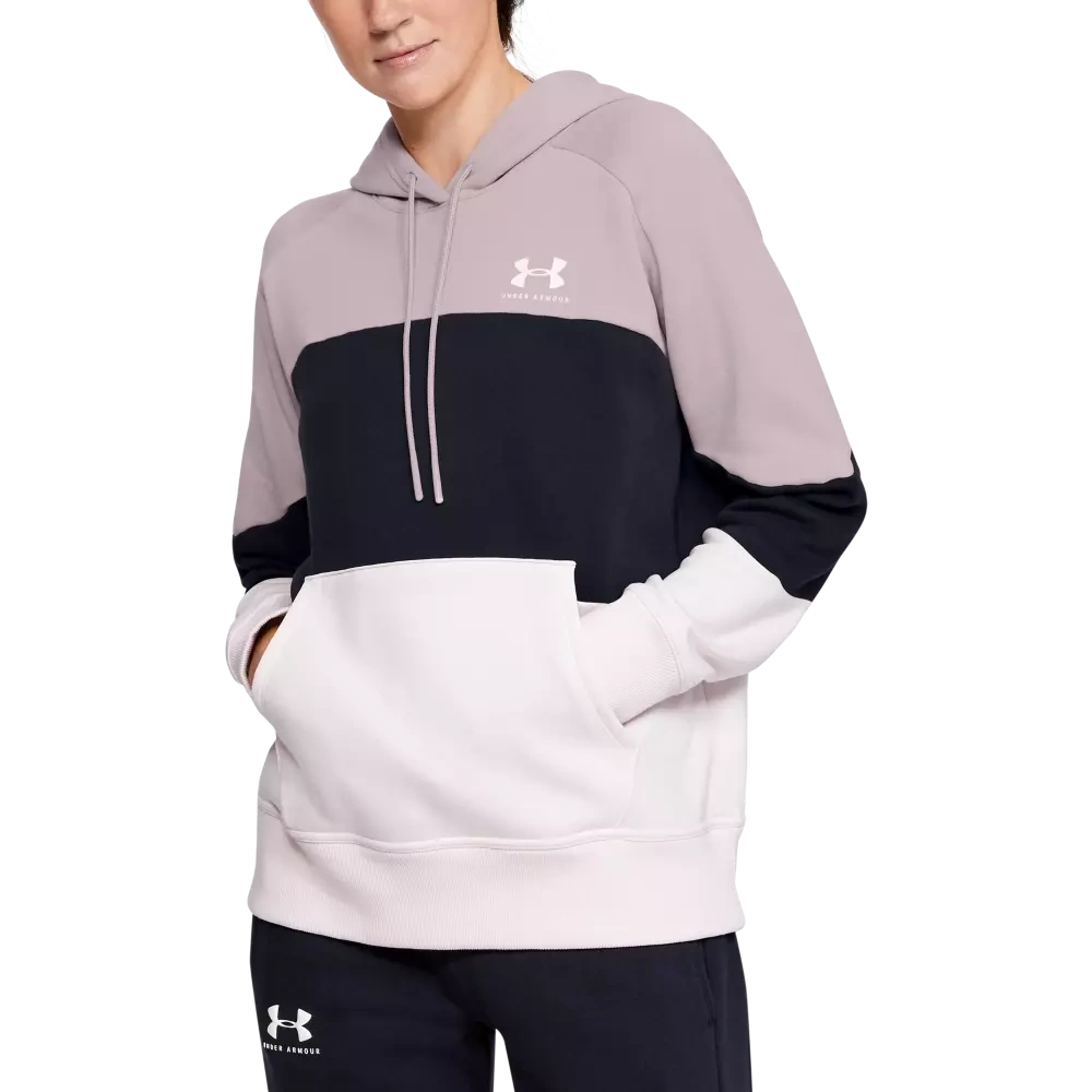 Bluza damska Under Armour Rival Fleece Color block Hoodie 