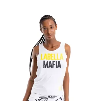Koszulka damska LABELLAMAFIA TANK TOP FAN BRANCO