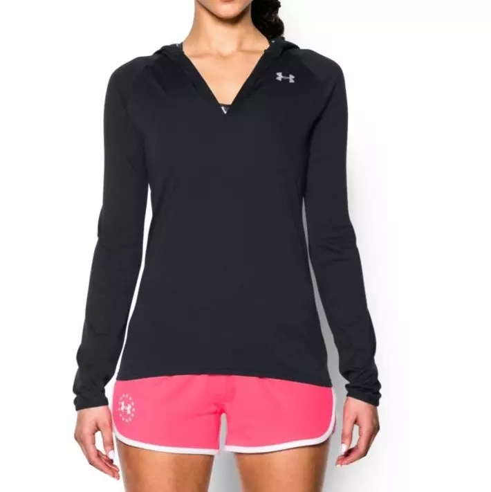 Bluza damska Under Armour TECH LS HOODY - SOLID  