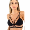 Biustonosz sportowy LABELLAMAFIA SPORTS BRA BLACK