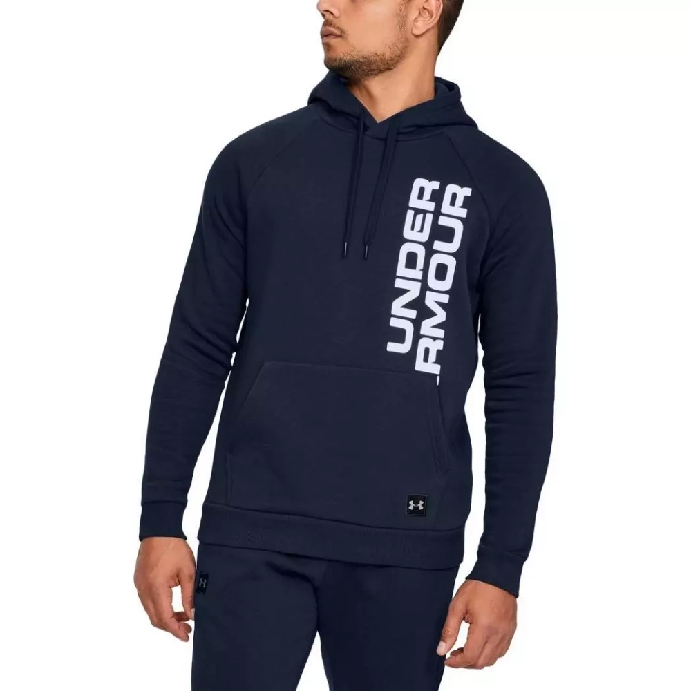 Bluza męska Under Armour RIVAL FLEECE SCRIPT HOODY 