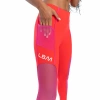 Legginsy damskie LABELLAMAFIA LEGGING WAKE UP RED