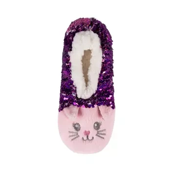 Kapcie dziecięce SKECHERS BOYS & GIRLS COSY FURRY SLIPPER 1P