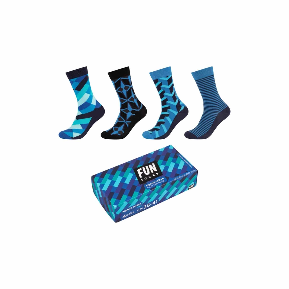Skarpety FUNSOCKS UNISEX GRAPHICS SOCKS BOX 4P