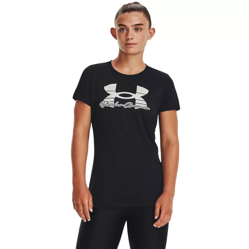Koszulka damska Under Armour Tech Solid Script SSC