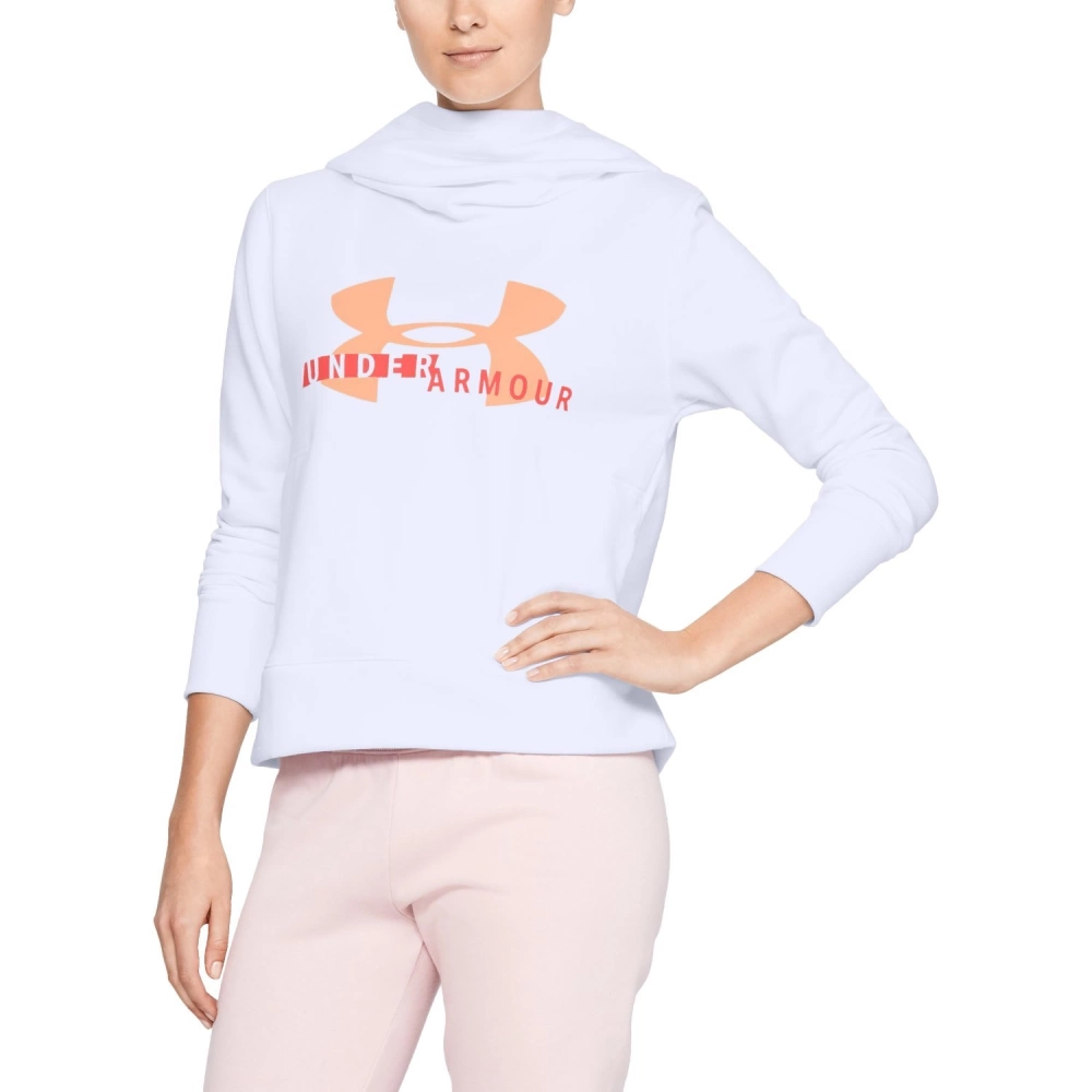 Bluza damska Under Armour Cotton Fleece Sportstyle Logo hoodie 
