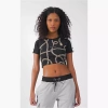 Top damski LABELLAMAFIA CROPPED A'LA GARÇONNE