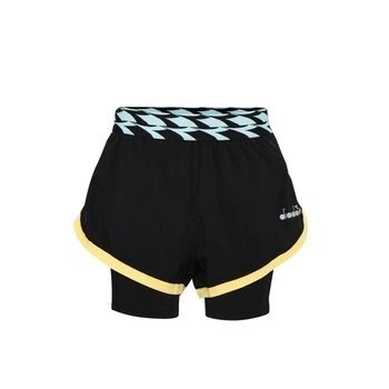 Spodenki krótkie damskie DIADORA L. DOUBLE LAYER SHORTS