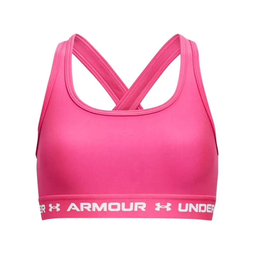 Biustonosz sportowy dziewczęcy Under Armour Crossback Mid Solid
