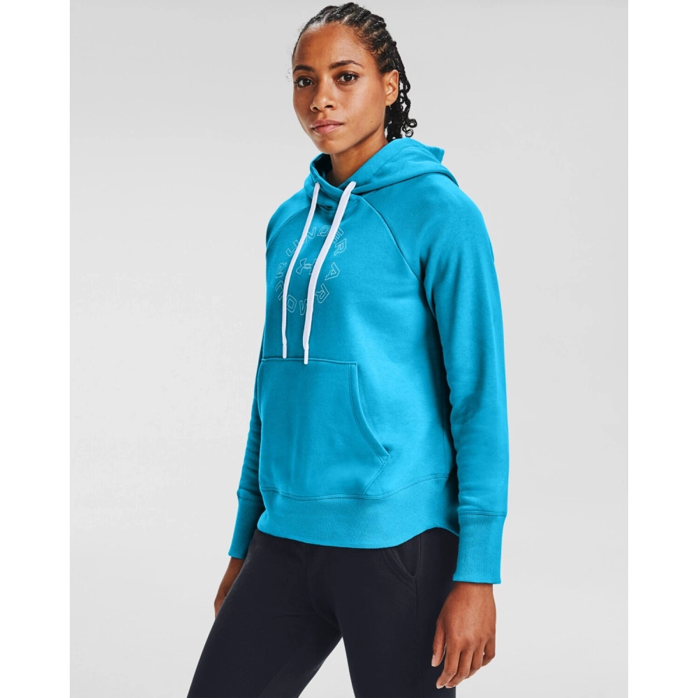 Bluza damska Under Armour Rival Fleece Metallic Hoodie