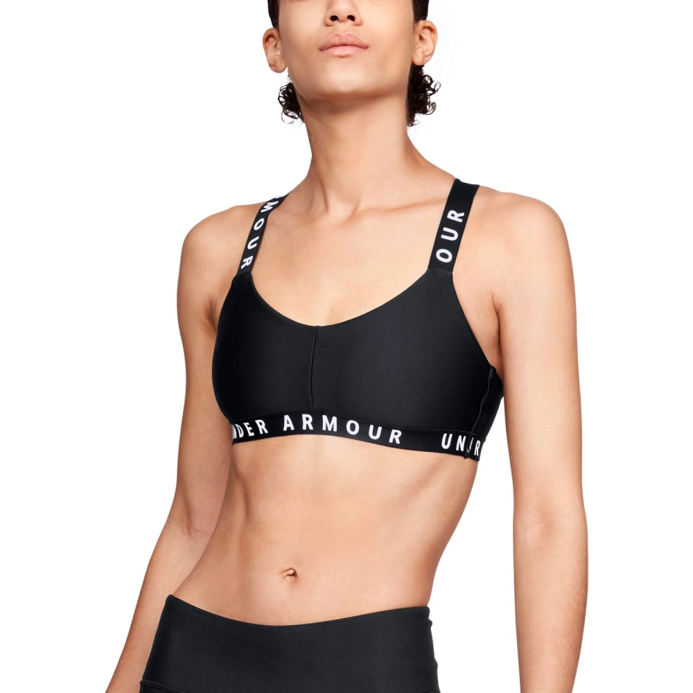 Biustonosz sportowy UA Wordmark Strappy Sportlette 