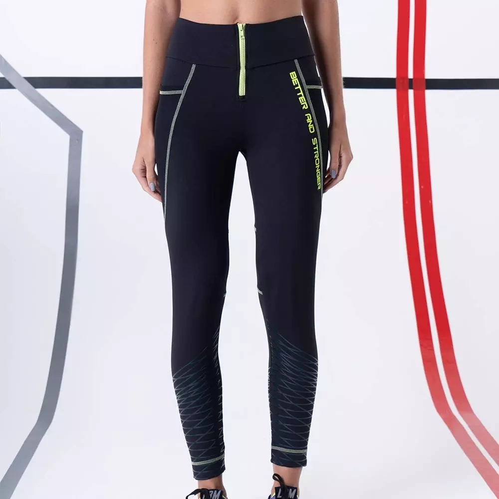 Legginsy damskie LABELLAMAFIA LEGGING ZIP UP