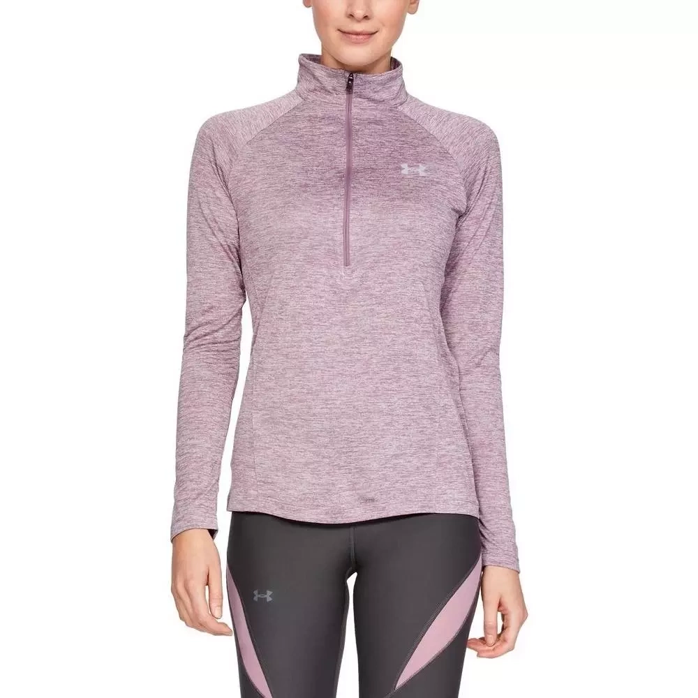 Koszulka damska Under Armour NEW TECH 1/2 ZIP - TWIST