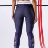 Legginsy damskie LABELLAMAFIA LEGGING DARK LEAVES