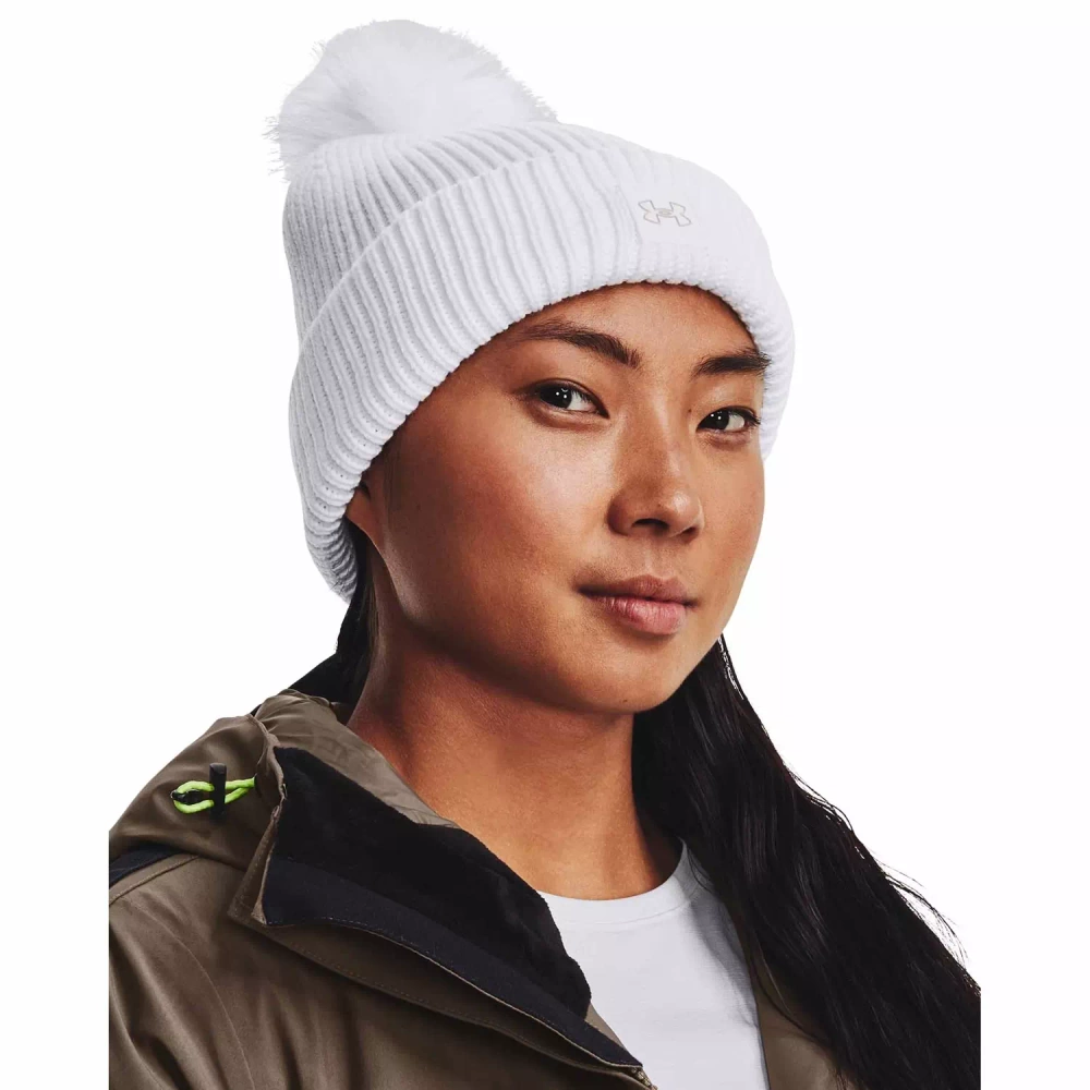 Czapka damska Under Armour Halftime Ribbed Pom