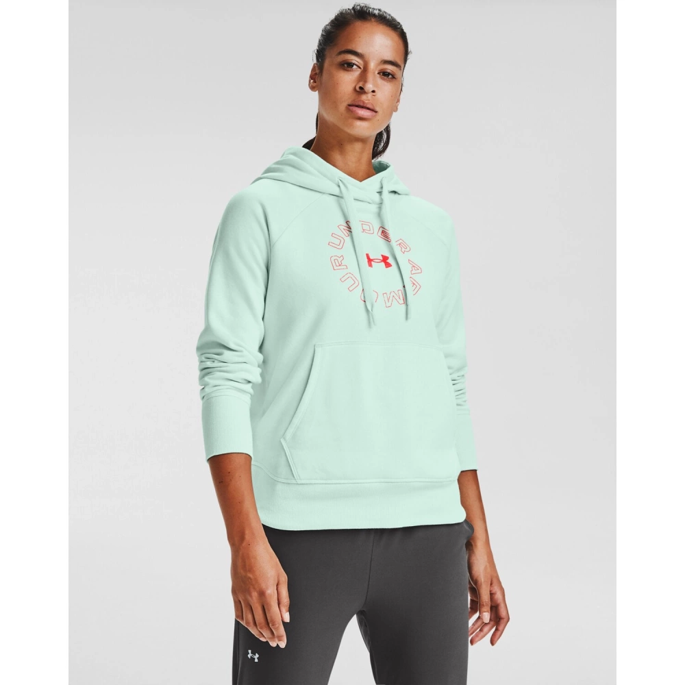 Bluza damska Under Armour Rival Fleece Metallic Hoodie