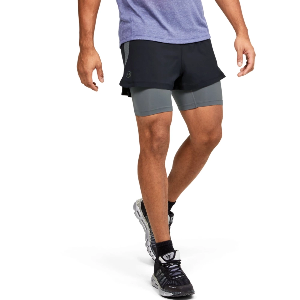 Spodenki krótkie męskie Under Armour RUSH Run 2-in-1 Short 
