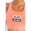 Biustonosz sportowy LABELLAMAFIA SPORTS BRA GO ON CORAL