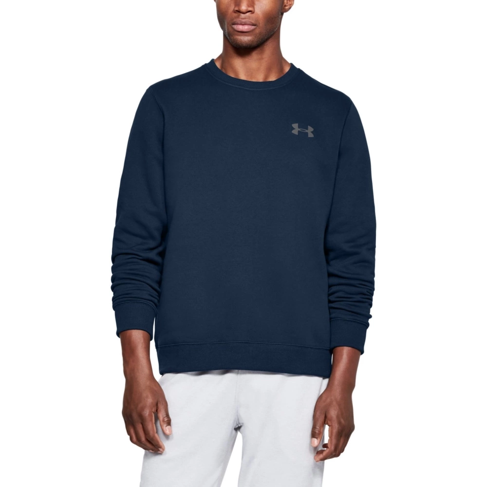 Bluza męska UA RIVAL SOLID FITTED CREW 