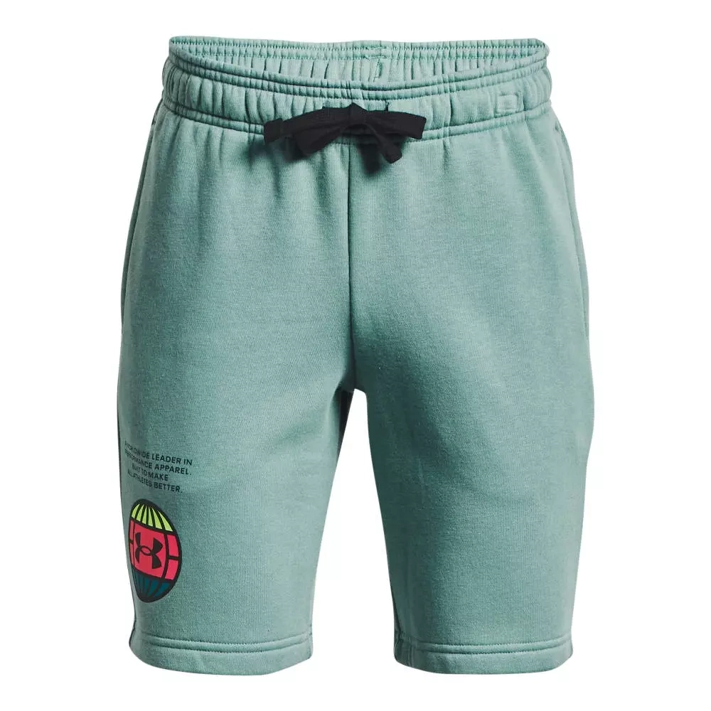Spodenki krótkie chłopięce Under Armour Rival Fleece ANAML Short