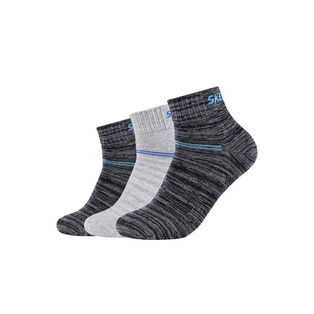 Skarpety SKECHERS UNISEX MESH VENTILATION QUARTER 3P