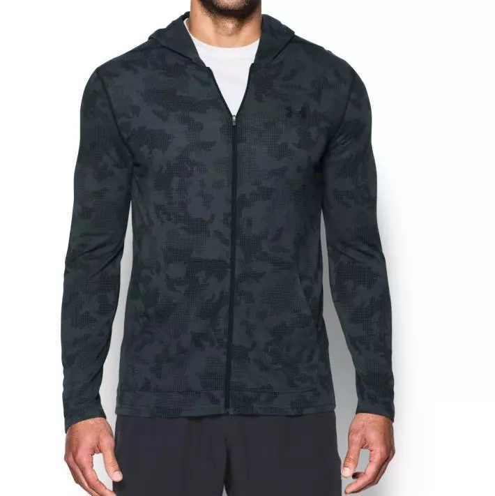 Bluza męska Under Armour THREADBORNE FITTED FZ HOOD  