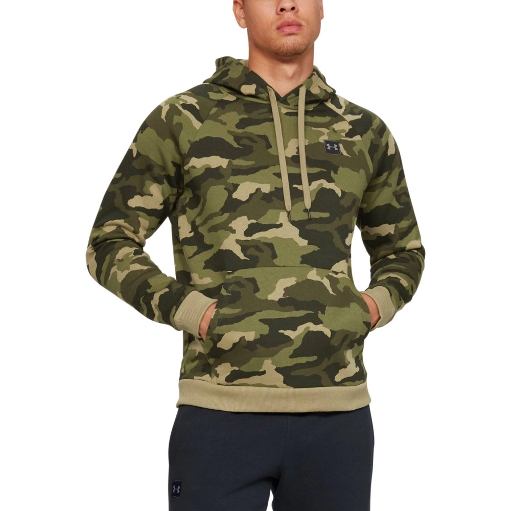 Bluza męska Under Armour RIVAL FLEECE CAMO HOODY 