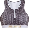 Biustonosz sportowy LABELLAMAFIA SPORTS BRA GREY&GOLD