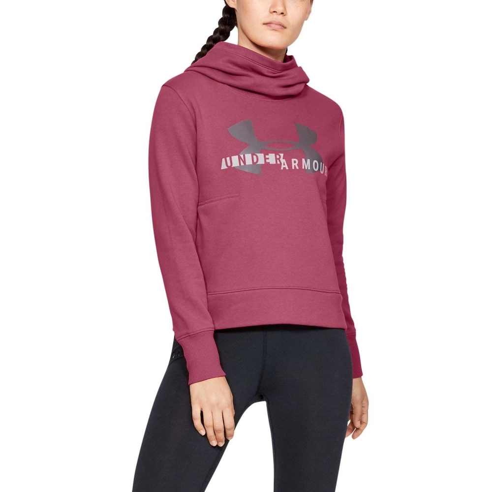 Bluza damska Under Armour Cotton Fleece Sportstyle Logo Hoodie 