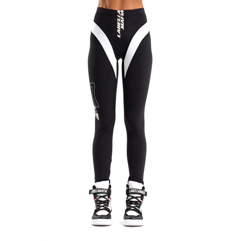 Legginsy damskie LABELLAMAFIA LEGGING THE ACT BLACK