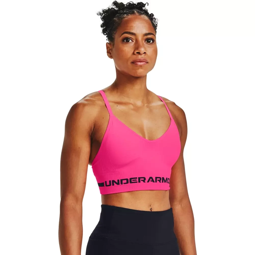 Biustonosz sportowy Under Armour Seamless Low Long Heather Bra